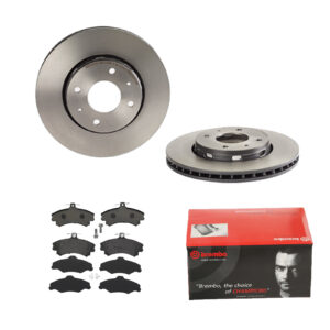 BREMBO Bremsesæt, skivebremser 142054887 foraksel indvendig ventileret 281mm 24mm for VOLVO MITSUBISHI PROTON