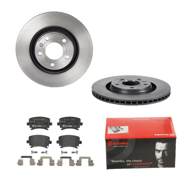 BREMBO Bremsesæt, skivebremser 142054916 bagaksel indvendig ventileret 300mm 22mm for VW SKODA AUDI