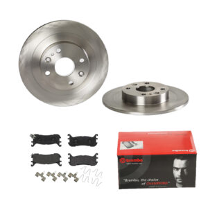 BREMBO Bremsesæt, skivebremser 142054944 bagaksel fuld 250mm 9mm for MAZDA MITSUBISHI NISSAN MERCURY