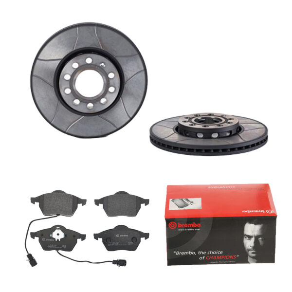 BREMBO Bremsesæt, skivebremser 142054975 foraksel lukket 288mm 25mm for SKODA VW SEAT AUDI (FAW) ZHONGHUA (BRILLIANCE) AUDI