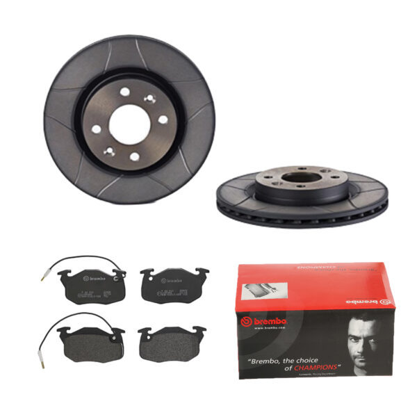 BREMBO Bremsesæt, skivebremser 142054977 foraksel lukket 259mm 20mm for PEUGEOT CITROËN NISSAN RENAULT DACIA