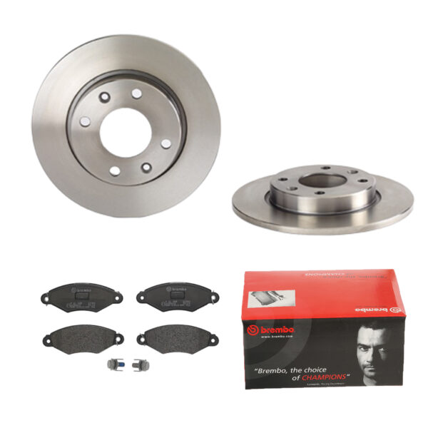 BREMBO Bremsesæt, skivebremser 142054996 foraksel fuld 247mm 10mm for CITROËN PEUGEOT FIAT RENAULT