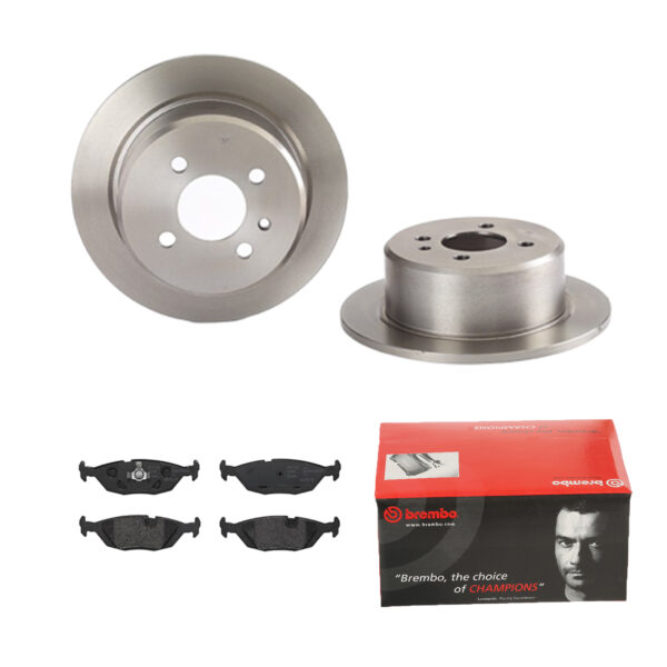 BREMBO Bremsesæt, skivebremser 142055011 bagaksel fuld 258mm 10mm for BMW