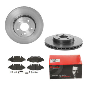 BREMBO Bremsesæt, skivebremser 142055025 foraksel indvendig ventileret 300mm 28mm for MERCEDES-BENZ MERCEDES-BENZ (FJDA)