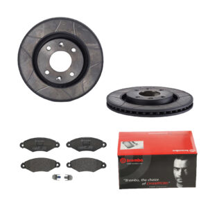 BREMBO Bremsesæt, skivebremser 142055028 foraksel lukket 266mm 22mm for CITROËN PEUGEOT DS OPEL FENGSHEN FIAT VAUXHALL RENAULT CITROËN (DF-PSA)