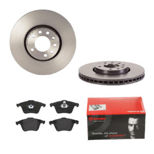 BREMBO Bremsesæt, skivebremser 142055031 foraksel indvendig ventileret 302mm 28mm for OPEL FORD SAAB VOLVO VAUXHALL MAZDA