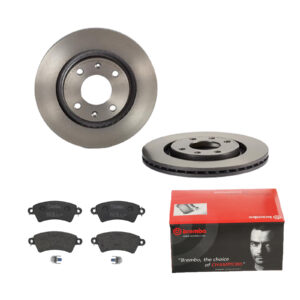 BREMBO Bremsesæt, skivebremser 142055081 foraksel indvendig ventileret 266mm 20mm for CITROËN PEUGEOT
