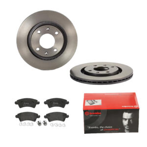 BREMBO Bremsesæt, skivebremser 142055082 foraksel indvendig ventileret 266mm 20mm for CITROËN PEUGEOT