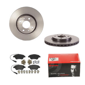 BREMBO Bremsesæt, skivebremser 142055091 foraksel indvendig ventileret 257mm 22mm for PEUGEOT CITROËN FIAT ALFA ROMEO LANCIA