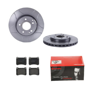 BREMBO Bremsesæt, skivebremser 142055102 foraksel lukket 288mm 25mm for MERCEDES-BENZ