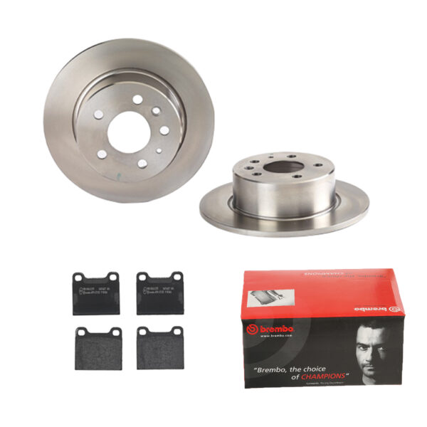 BREMBO Bremsesæt, skivebremser 142055143 bagaksel fuld 279mm 10mm for VOLVO MERCEDES-BENZ SAAB