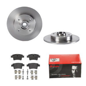 BREMBO Bremsesæt, skivebremser 142055150 bagaksel fuld 249mm 9mm for PEUGEOT DS CITROËN VAUXHALL