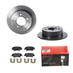 BREMBO Bremsesæt, skivebremser 142055151 bagaksel fuld 262mm 10mm for GEELY KIA (DYK) HYUNDAI CHANGAN KIA HYUNDAI (BEIJING) EMGRAND SSANGYONG