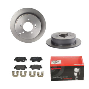 BREMBO Bremsesæt, skivebremser 142055155 bagaksel fuld 284mm 10mm for GEELY KIA (DYK) KIA HYUNDAI CHANGAN HYUNDAI (BEIJING) EMGRAND SSANGYONG