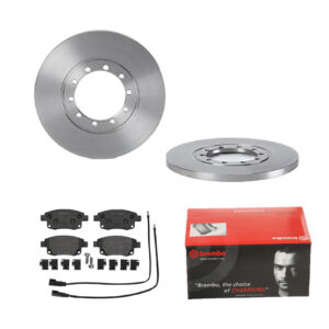 BREMBO Bremsesæt, skivebremser 142055156 bagaksel fuld 280mm 16mm for FORD
