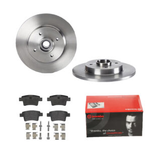 BREMBO Bremsesæt, skivebremser 142055168 bagaksel fuld 268mm 12mm for PEUGEOT DS CITROËN DS (CAPSA)