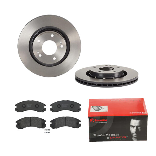 BREMBO Bremsesæt, skivebremser 142055223 foraksel indvendig ventileret 294mm 24mm for PEUGEOT CITROËN MITSUBISHI