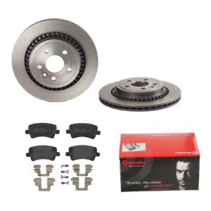 BREMBO Bremsesæt, skivebremser 142055230 bagaksel indvendig ventileret 302mm 22mm for VOLVO LAND ROVER