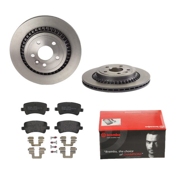 BREMBO Bremsesæt, skivebremser 142055230 bagaksel indvendig ventileret 302mm 22mm for VOLVO LAND ROVER