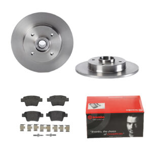 BREMBO Bremsesæt, skivebremser 142055265 bagaksel fuld 249mm 9mm for CITROËN DS PEUGEOT OPEL FENGSHEN FENGXING