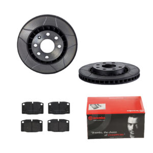 BREMBO Bremsesæt, skivebremser 142055277 foraksel indvendig ventileret 256mm 24mm for OPEL VAUXHALL PONTIAC
