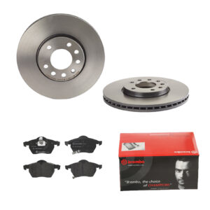 BREMBO Bremsesæt, skivebremser 142055290 foraksel indvendig ventileret 288mm 25mm for OPEL VAUXHALL SAAB SATURN GENERAL MOTORS LOTUS