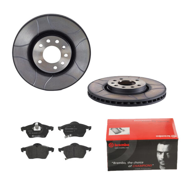 BREMBO Bremsesæt, skivebremser 142055315 foraksel lukket 308mm 25mm for OPEL SAAB VAUXHALL SATURN GENERAL MOTORS