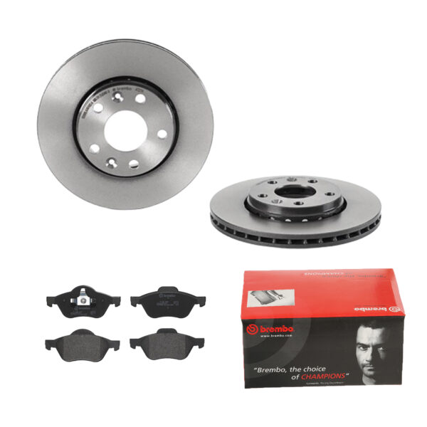 BREMBO Bremsesæt, skivebremser 142055339 foraksel indvendig ventileret 280mm 24mm for NISSAN RENAULT DACIA