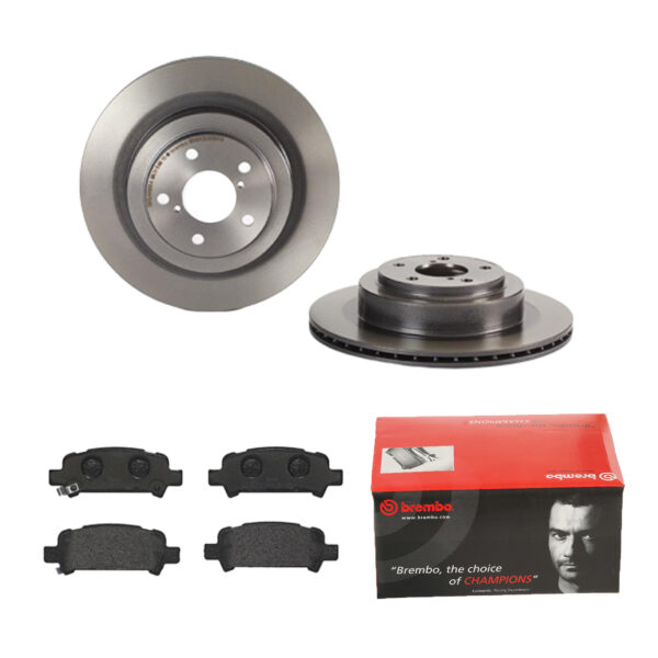BREMBO Bremsesæt, skivebremser 142055344 bagaksel indvendig ventileret 290mm 18mm for SAAB SUBARU ISUZU MITSUBISHI
