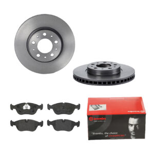 BREMBO Bremsesæt, skivebremser 142055387 foraksel indvendig ventileret 280mm 26mm for VOLVO