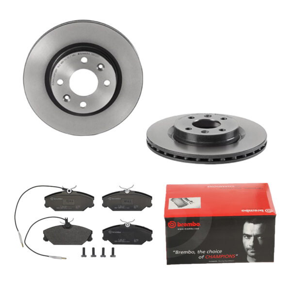 BREMBO Bremsesæt, skivebremser 142055390 foraksel indvendig ventileret 259mm 20mm for DAEWOO RENAULT NISSAN DACIA