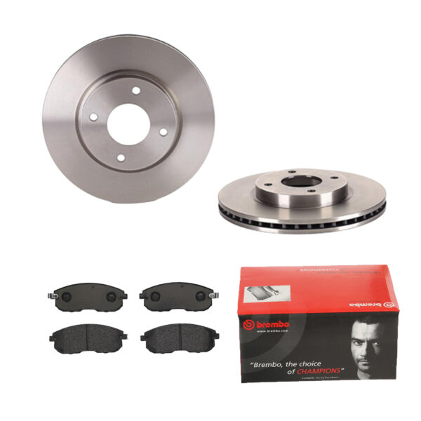 BREMBO Bremsesæt, skivebremser 142055455 foraksel indvendig ventileret 280mm 24mm for NISSAN INFINITI NISSAN (DFAC) RENAULT