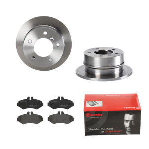 BREMBO Bremsesæt, skivebremser 142055469 bagaksel fuld 258mm 12mm for MERCEDES-BENZ VW CHRYSLER