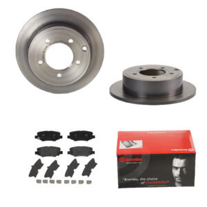 BREMBO Bremsesæt, skivebremser 142055482 bagaksel fuld 262mm 10mm for DODGE CHRYSLER JEEP