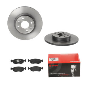 BREMBO Bremsesæt, skivebremser 142055563 foraksel fuld 257mm 12mm for FIAT LANCIA ALFA ROMEO