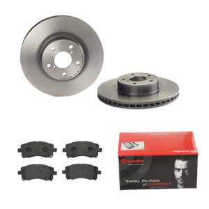 BREMBO Bremsesæt, skivebremser 142055602 foraksel indvendig ventileret 276mm 24mm for SUBARU TOYOTA MITSUBISHI NISSAN