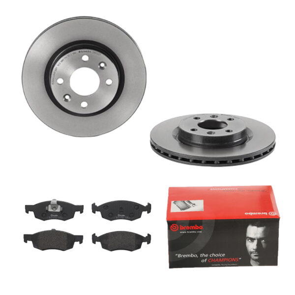 BREMBO Bremsesæt, skivebremser 142055610 foraksel indvendig ventileret 259mm 20mm for RENAULT DACIA NISSAN