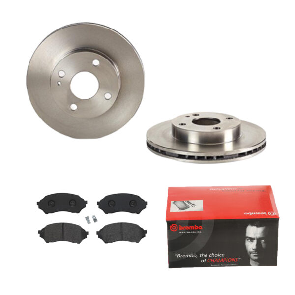 BREMBO Bremsesæt, skivebremser 142055631 foraksel indvendig ventileret 235mm 22mm for MAZDA MITSUBISHI