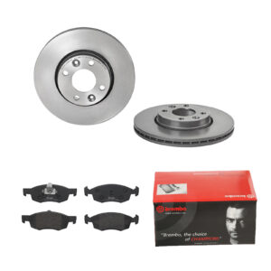 BREMBO Bremsesæt, skivebremser 142055644 foraksel indvendig ventileret 260mm 22mm for NISSAN DACIA