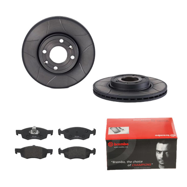BREMBO Bremsesæt, skivebremser 142055645 foraksel lukket 260mm 22mm for NISSAN DACIA RENAULT