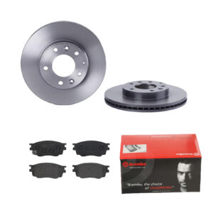 BREMBO Bremsesæt, skivebremser 142055651 foraksel indvendig ventileret 274mm 24mm for MAZDA MITSUBISHI FAW