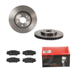 BREMBO Bremsesæt, skivebremser 142055669 foraksel indvendig ventileret 296mm 28mm for LEXUS TOYOTA (FAW)