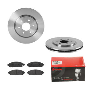 BREMBO Bremsesæt, skivebremser 142055676 foraksel indvendig ventileret 296mm 28mm for NISSAN SUZUKI