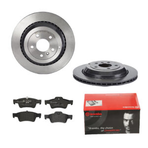 BREMBO Bremsesæt, skivebremser 142055689 bagaksel indvendig ventileret 330mm 22mm for MERCEDES-BENZ