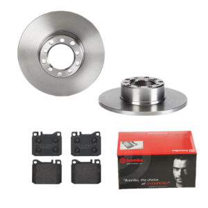 BREMBO Bremsesæt, skivebremser 142055696 foraksel fuld 278mm 12mm for MERCEDES-BENZ