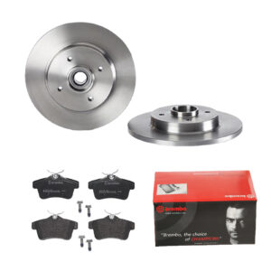 BREMBO Bremsesæt, skivebremser 142055716 bagaksel fuld 268mm 12mm for CITROËN DS PEUGEOT DS (CAPSA)