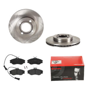 BREMBO Bremsesæt, skivebremser 142055730 foraksel indvendig ventileret 256mm 22mm for AUDI SKODA VW SEAT