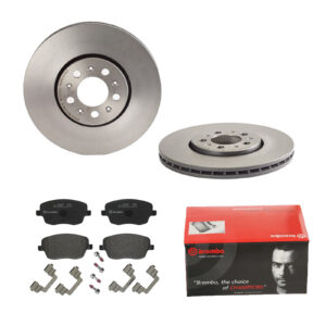 BREMBO Bremsesæt, skivebremser 142055750 foraksel indvendig ventileret 288mm 25mm for SKODA VW AUDI SEAT VW (FAW) SKODA (SVW) VW (SVW)