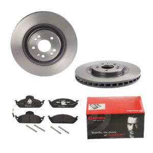 BREMBO Bremsesæt, skivebremser 142055755 foraksel indvendig ventileret 345mm 32mm for MERCEDES-BENZ