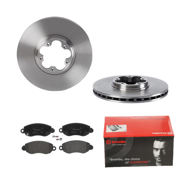 BREMBO Bremsesæt, skivebremser 142055779 foraksel indvendig ventileret 276mm 24mm for FORD